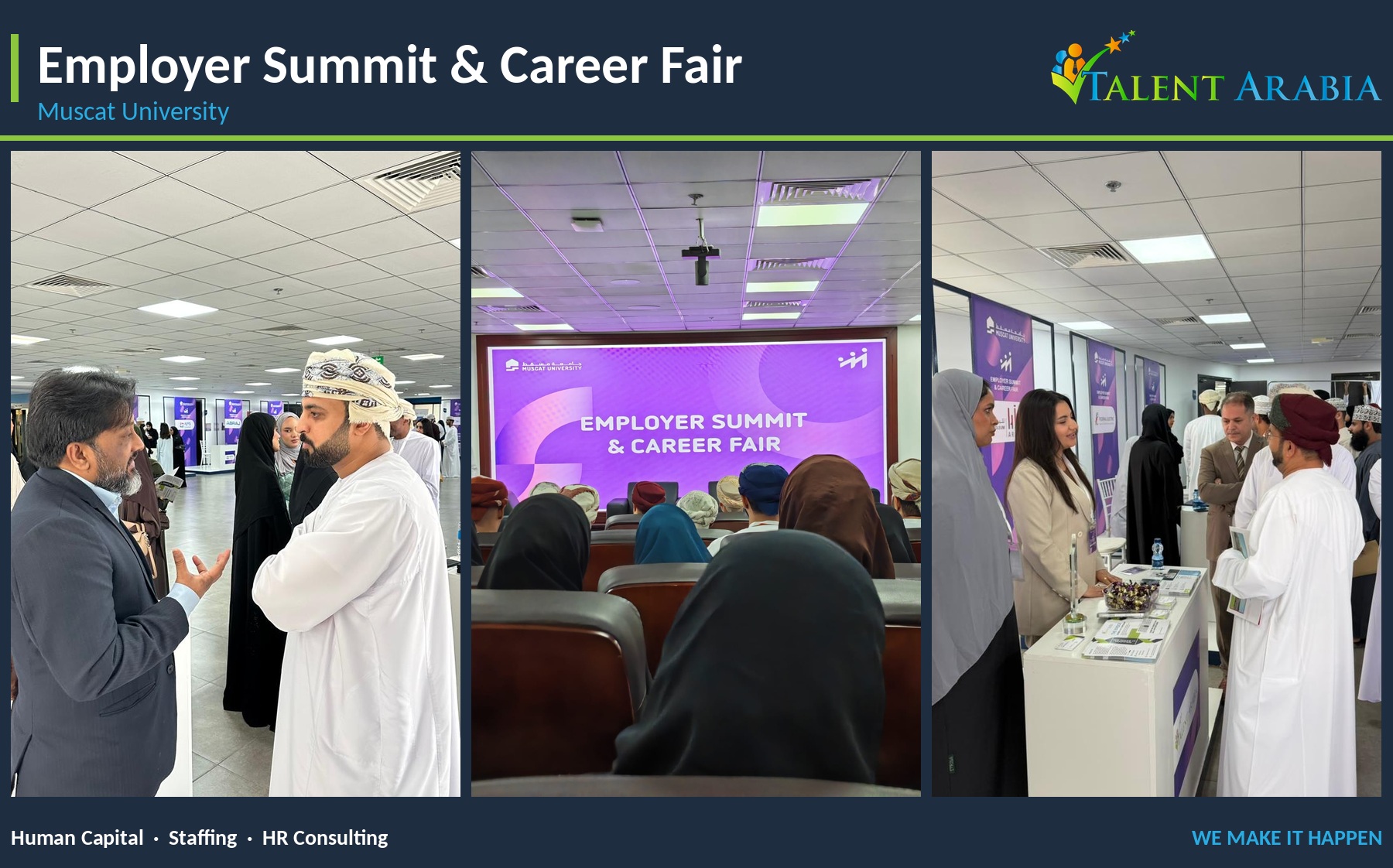 Talent Arabia at Muscat University Employer Summit and Career Fair